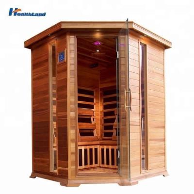 China Hot Selling Home Style Infrared Infrared Computer Control Panel Use Sauna Room 4 Person for sale