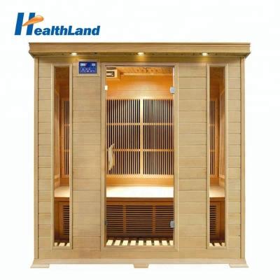 China 2019 Computer Control Panel Hot Sale Style Infrared Sauna Room 4 Person Home Sauna for sale