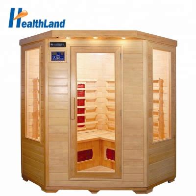 China Computer Control Panel Factory Price Wholesale Best Hemlock Portable Sauna Wood for sale