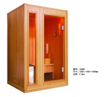 China With Crossbeam Windows Factory Price Traditional Steam Sauna Best Sale Infrared Far Infrared for sale