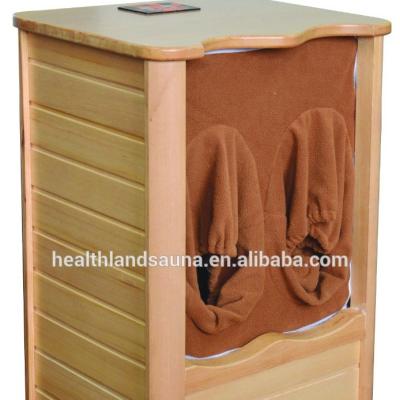 China Economic Far Infrared Wooden Computer Control Panel Canadian Hemlock Foot Sauna, Carbon Fiber Heater, Foot Massager for sale