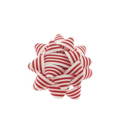 China Latest Polyester Two Color Star Polyester Ribbon Bow For Gift Wrapping for sale