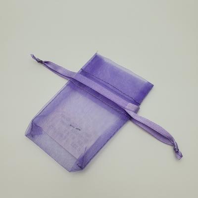 China Silk Screen Reasonable Price Stock Color Gift Organza Gift Packaging Pouch Drawstring Bag for sale