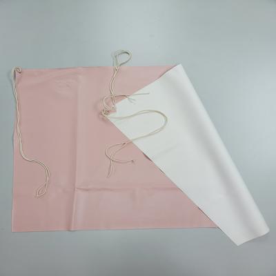 China Shop Simple Restaurant Bib Leatherette Embroidery Logo Apron Solid Cleaning Tape for sale