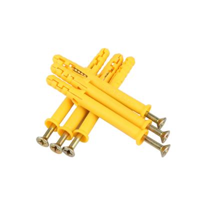 China High Reliability Nylon Plastic Yellow Fish Expander Screw Set for sale