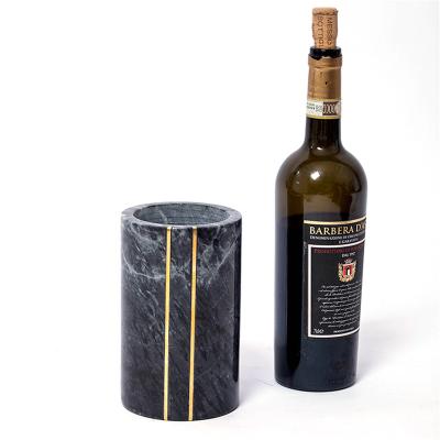 China Stocked Wholesale Customized Natural Marble Ice Wine Barrels Various Shapes And Sizes Marble Ice Bucket for sale