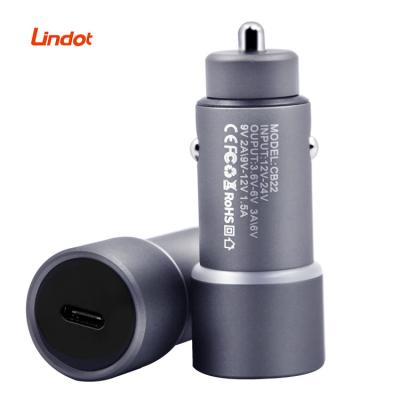 China New Style High Speed ​​USB Car Charger Silver Ring , Car USB Switch With Light for sale