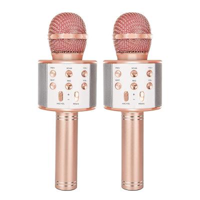 China Handheld Microphone Karaoke Wireless Microphone for Singing Portable Handheld Mic Speaker Machine, Great Gifts Toys for Boys Girls for sale