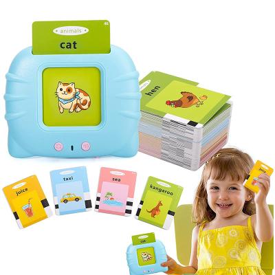 China Toy Factory Price Talking Educational Flash Cards Preschool Teaching Machine Montessori Toys and Birthday Gift for Kids Ages 2-6 for sale