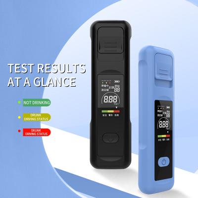 China ABS Alcohol Datalogger Detector Breath Tester Breathalyzer Analyzer Portable Non-contact Alcohol Tester for sale