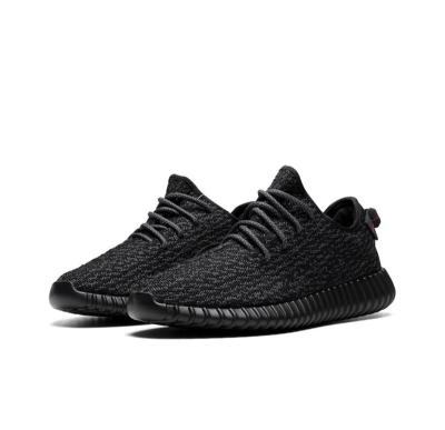 China 2021 Pirate Black Yeezy 350 Leisure Ride Black For Women And Men Foam Factory New Original Airpod Moon Runner yeezy high quality case yeezy for sale