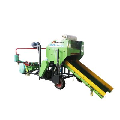 Chine machine de presse d'ensilage de 15hp 380V autour de Straw Diesel Motor 55bales/Hour à vendre