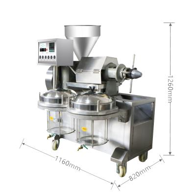 Chine la presse d'huile de graines de 40Kg/h 240Kg usinent l'huile de table en acier 4000W de expulsion à vendre