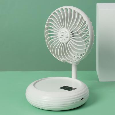 China 2022 New Arrivals Hotel Mini Desk Fan Cute Desk Usb Rechargeable Foldable Fan Mini Tabletop Folding Fan for sale