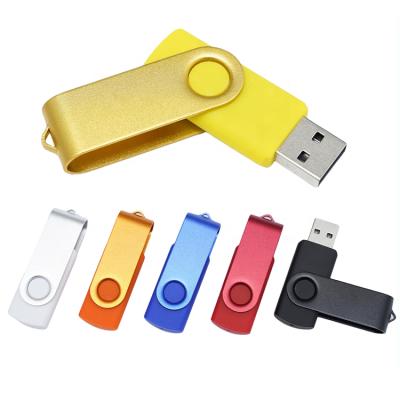 China Custom USB 3.0 Pen Drive 8GB 16GB 32GB 64GB 128GB Flashdrive Pendrive Metal Swivel Classic USB Stick for sale