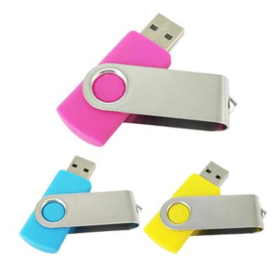 China Custom Flash Logo Usb Flash Drive 2.0 Memory Stick Pendrive 64MB-128GB Cheap Swivel Pen Drive Wholesale Swivel Usb for sale