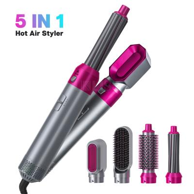 China Hot Selling Hair Curler Roller Styler 5P Hair Curler Set 100% Titanium Coating Treatment Wand With Interchangeable Hair Curler for sale