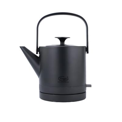 China New SUS304 1000W Base 360 ​​Degree Rotation Modern Hotel Boiler Kettle Heaters Portable Black Electric Kettles for sale