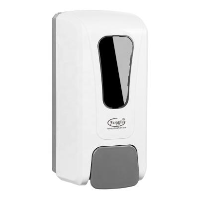 China 2021 hot sale china factory sale foam soap dispenser smart sensor touchless hands free manual large volume foam 1200ml plastic liquid di wall mounted for sale