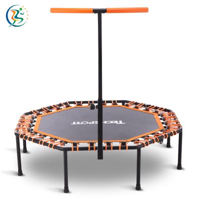 China Adult Home Indoor Gym Octagon Foldable Trampoline For Manufacturer Fitness Jumping Exercise Fitness Training Small for sale