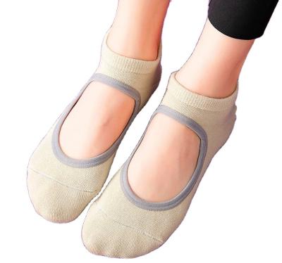 China 4 Pair Bestselling Women's Yoga Socks Non Slip Massage Yoga Toe Socks Yoga for sale