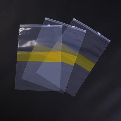 China Recyclable Transparent Printing PE Zipper Lock Bag Zip Lock Frosted Plastic Packaging Bag Poly Resealable For Clothes&Daily Necessarities for sale