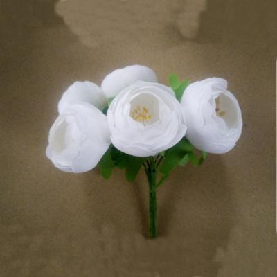 China Fashional New Arrival Colorful Silk Wedding Decoration Rose Artificial Flower Heads for sale