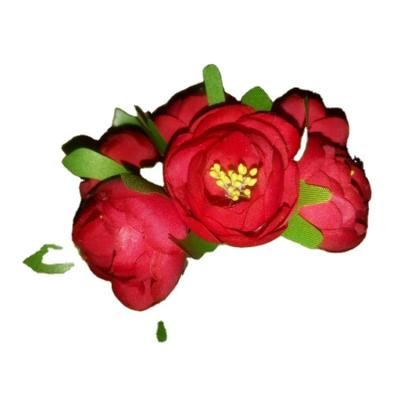 China Fashional high quality artificial flowers rose main wholesale for wedding for sale