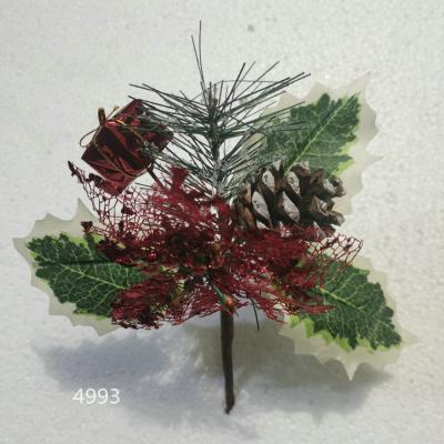 China Artificial Christmas Berry Picks floral 4993 from Christmas decoration supplier for sale