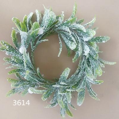 China Fashional Wholesale New Design 25cm Natural Handmade Artificial Christmas Decorative Wreath for sale