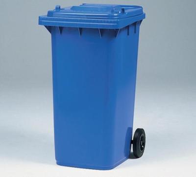 China 240 liter viable waste bin in green for sale