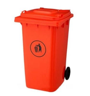 China Sustainable Recycle Wheelie 240L Outdoor Trash Bin Plastic Bin Multicolor for sale