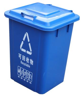 China Sustainable HDPE Trash Bin Trash Bin Waste Box Waste Disposal Box For Various Public Use for sale