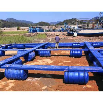 China Sea And Lake HDPE Bracket Pipe For Fish Cage Floating Pontoon Milkfish Filipino for sale