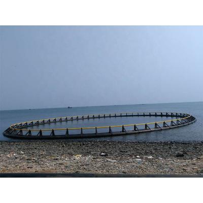 China Sea And Lake HDPE Floating Fish Farming Cage Fish Cage Design For Marine Ocean Aquaculture for sale