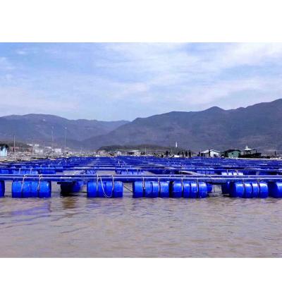 China Sea and Lake Square Fish Farming HDPE Net Circular Floating Cage for sale