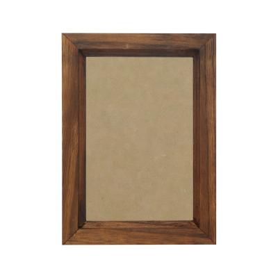 China Waterproof+ECO-Friendly WX2109004 HY Large Custom Natural Texture Photo Frame Rectangle Solid Wood Desktop Picture Frame for sale