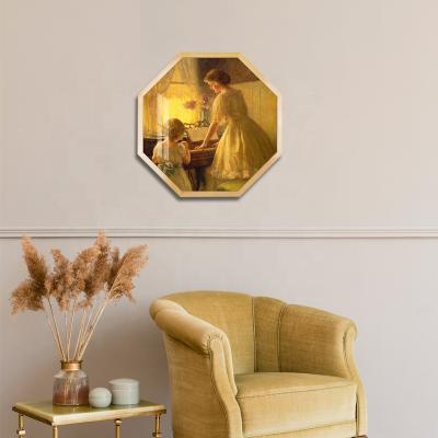 China Waterproof+ECO-Friendly W2109003 HY Environmental Protection Picture Frame Natural Wall Art Solid Wood Decorative Painting for sale