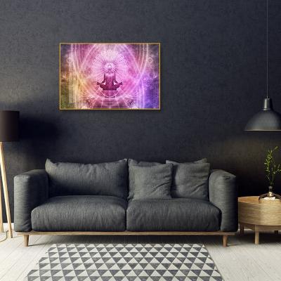 China New Classic/Postmodern Metal Aluminum Canvas Picture Frame AF2109034-8 HY Art Wall Decoration Buddhist Painting for sale