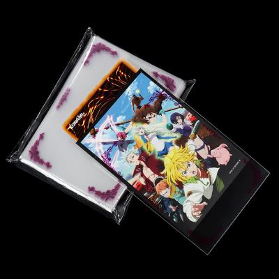 China New Arrivals BL00124 Purple Durable Custom Triple Frontier 65x91mm Sleeved Card Sleeves Yugioh Card Sleeves Outer Protector for sale