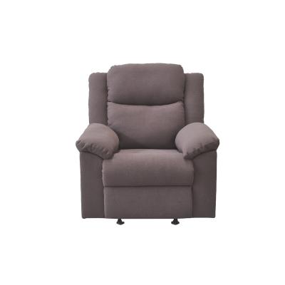 China Modern design living room stretch single sofa chair synthetic fabric with USB glider recliner chair for sale