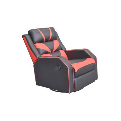 China Newly Designed Extendable Gaming Recliner With Adjustable Height And Swivel Gaming Chair With Tea Table Cup for sale