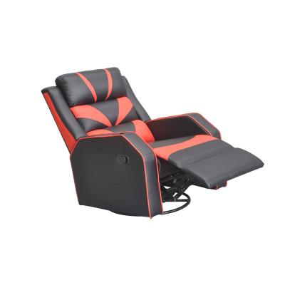 China Modern Designed Extendable Recliner And Swivel Gaming Chair With Tea Table Cup for sale