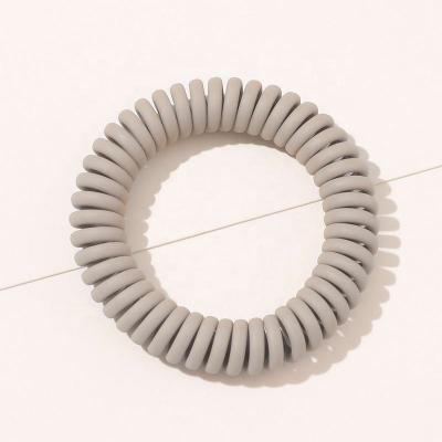 China Handmade Modern Fashion Style Handmade Giorgio Morandi Matte Color Hair Tie Hair Accessories Hair Bnads Bnads Elastics for sale