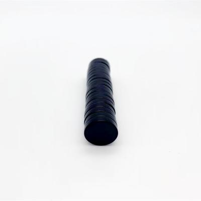 China Black Round Magnet Industrial Strong Ferrite Custom Magnetic Materials for sale