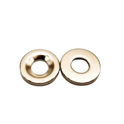 China Industrial high quality magnet neodymium magnets milled magnetic with hole for flux motor axial magnet n35 for sale