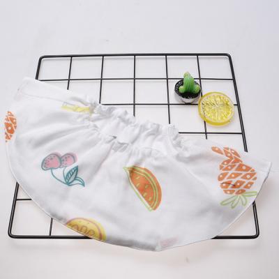 China Wearable Silky Soft Custom Printed Bamboo Muslin Burpy Bib for sale