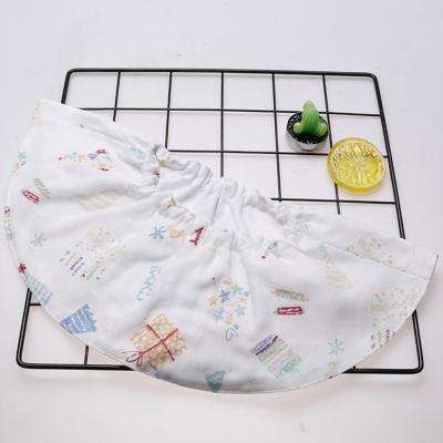 China Baby Wearable Bib 360 Burp Instant Circular Unisex Girl's Cloth Bib Custom Reversible Bib Boy for sale