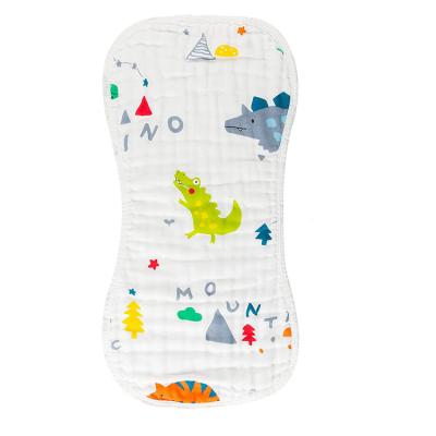 China Wearable Reversible Organic Cotton Unisex Baby Burp Cloths for sale