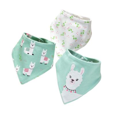 China Portable Unisex Baby Bandana Drool Bibs 3 Pack Baby Bibs For Boys Girls for sale